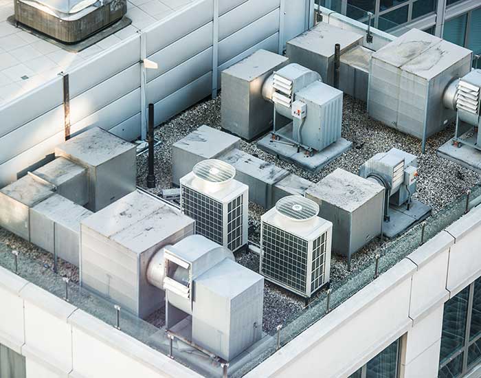 commercial ac units on roof